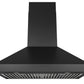 Hauslane Chef 30-in Convertible Matte Black Wall-Mounted Range Hood