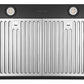 Hauslane Chef 30-in Convertible Matte Black Wall-Mounted Range Hood