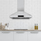 Hauslane Chef Convertible Stainless Steel Wall-Mounted Range Hood, WM-538
