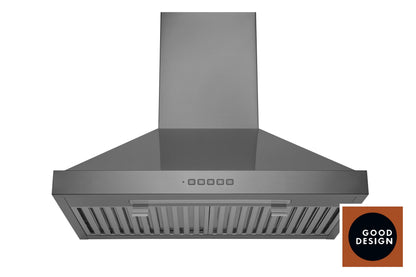 Hauslane Chef 30-in Convertible Black Stainless Steel Wall-Mounted Range Hood