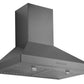 Hauslane Chef 30-in Convertible Black Stainless Steel Wall-Mounted Range Hood