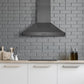 Hauslane Chef 30-in Convertible Black Stainless Steel Wall-Mounted Range Hood