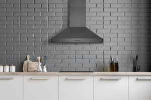 Hauslane Chef 30-in Convertible Black Stainless Steel Wall-Mounted Range Hood