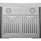 Hauslane Chef 30-in Convertible Stainless Steel Wall-Mounted Range Hood