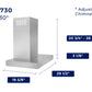 Hauslane Contemporary 30” WM-730 Wall Mount Range Hood 