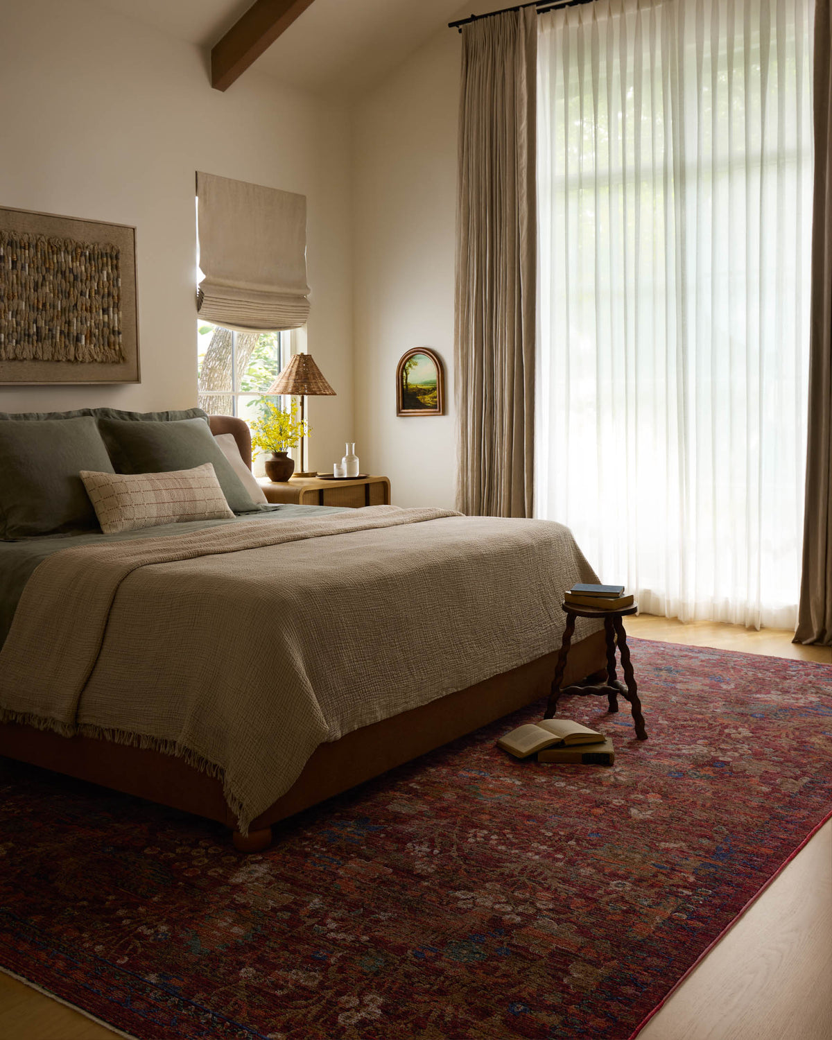 Loloi Winchester WNC-08 Ruby / Mushroom area rug - image 2
