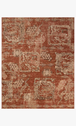 Loloi Winchester WNC-09 Brick / Beige area rug - image 1