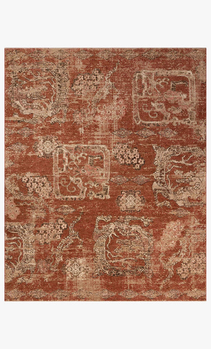 Loloi Winchester WNC-09 Brick / Beige area rug - image 1