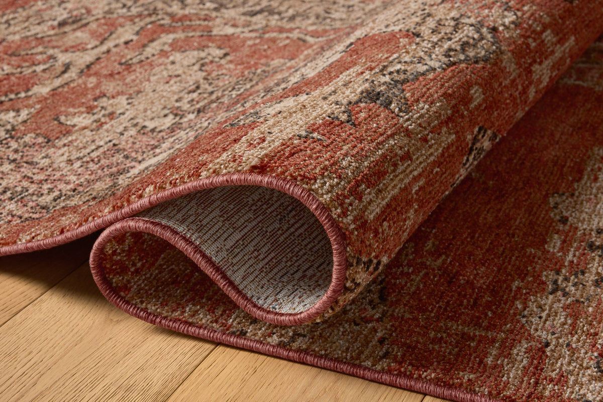 Loloi Winchester WNC-09 Brick / Beige area rug - image 3