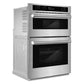 Cosmo Regal Collection 30-Inch Built-In Electric Microwave Wall Oven Combination, 4.8 cu. ft. Oven and 1.6 cu. ft. Microwave with Air Fry and Convection, Stainless Steel, COS-WOMCR302SS