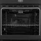 FORNO Espresso Vomero 30" 10 cu. ft. Electric Double Wall Oven in Black with Antique Brass Accents, FBOEL1324-30BLK