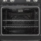 FORNO Espresso Vomero 30" 10 cu. ft. Electric Double Wall Oven in Black with Stainless Steel Accents, FBOEL1324-30BLK