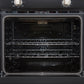FORNO Espresso Vomero 30" 5 cu. ft. Electric Single Wall Oven in Black with Stainless Steel Accents, FBOEL1370-30BLK