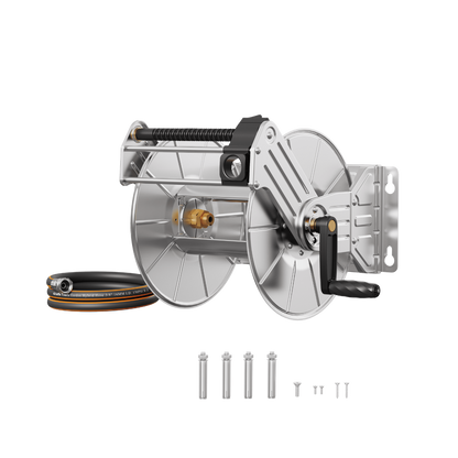 Wall Mounted Hose Reel-Stainless Steel