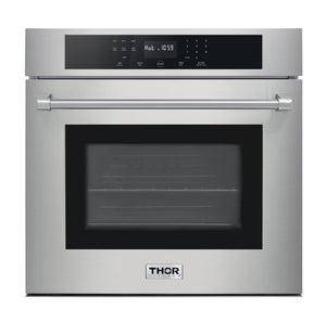 THOR Kitchen Package - 30" Wall Oven, 36" Cooktop, Range Hood, Refrigerator, Dishwasher, AP-HEW3001-DC-36-2