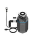 FORNO ACQUA BrightDiamond Black Onyx 3/4 HP Ultra-Quiet Garbage Disposal with Motion Sensor Light & Pre-Wired Air Switch