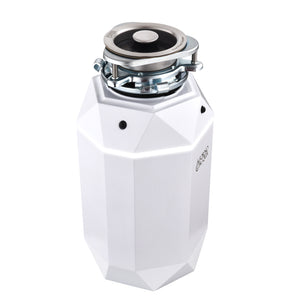 FORNO ACQUA BrightDiamond Moonstone 1 HP Ultra-Quiet Garbage Disposal with Motion Sensor Light & Pre-Wired Air Switch