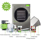 Harvest Right Large Home Pro Freeze Dryer with XL Premier Vacuum Pump, 6 Trays and Mylar Starter Kit in Stainless Steel