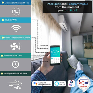 Pioneer® Quantum Ultra™ 9,000 BTU 115V High-Wall Energy-Star Mini Split System