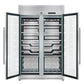 FORNO Abruzzo 48"  24 cu.ft. 102 Bottle Dual Zone Wine Cooler with Clear Acrylic Holders & Stainless Trim Shelves, FWCDR6611-48S