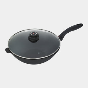 Swiss Diamond XD Nonstick Wok with Glass Lid