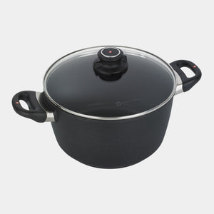 XD Nonstick Stock Pot with Glass Lid - Induction