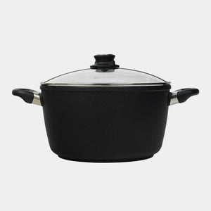 XD Nonstick Stock Pot with Glass Lid - Induction