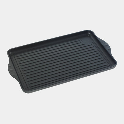 XD Nonstick 17" x 11" Double-Burner Grill