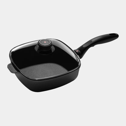 XD Nonstick Square Saute Pan with Glass Lid - Induction