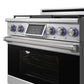 THOR Kitchen X Series 36" Professional Natural Gas Burner, Electric Oven Range with Self-Clean, XRD36E