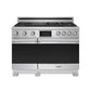 THOR Kitchen 38" Professional Propane Gas Dual Fuel Range with 7 Italian Brass Burners, Air Fry and Self-Clean, XRD48ELP