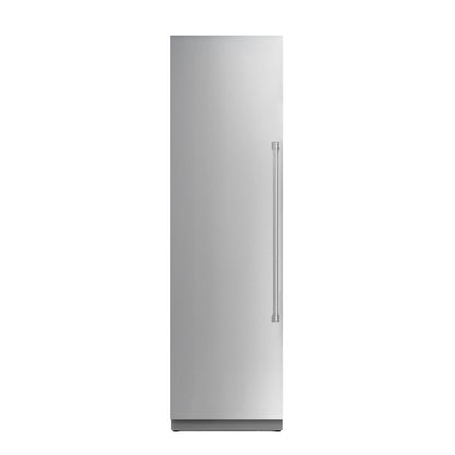 THOR Kitchen X-Series 24" 12.5 cu. ft. Stainless Steel Built-In Refrigerator Column with Interior Water Dispenser, XRF24CRF-SS