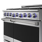 THOR Kitchen 48" 7.6 cu. ft. Professional Propane Gas Range with 7 Italian Brass Sealed Burners in Stainless Steel, XRG48ELP