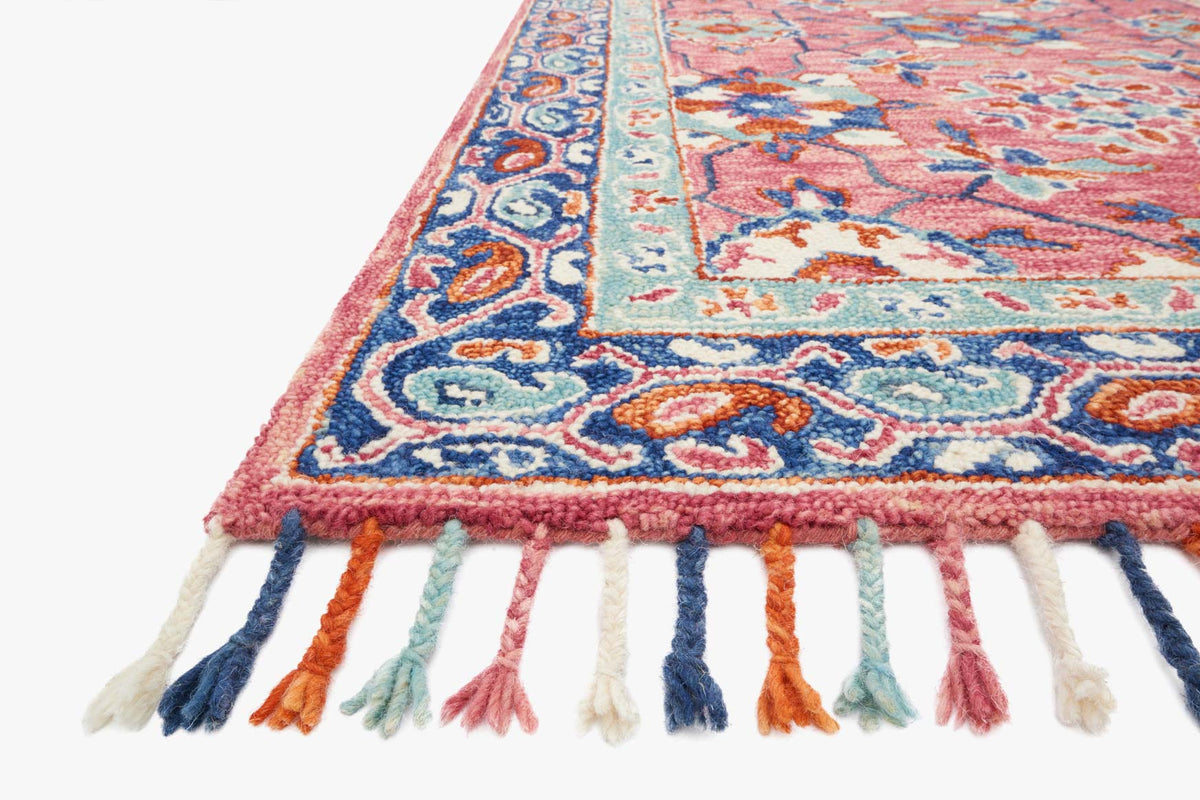 Loloi Zharah ZR-03 Rose / Denim area rug - image 2