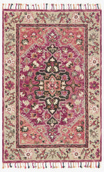 Loloi Zharah ZR-05 Raspberry / Taupe area rug - image 1