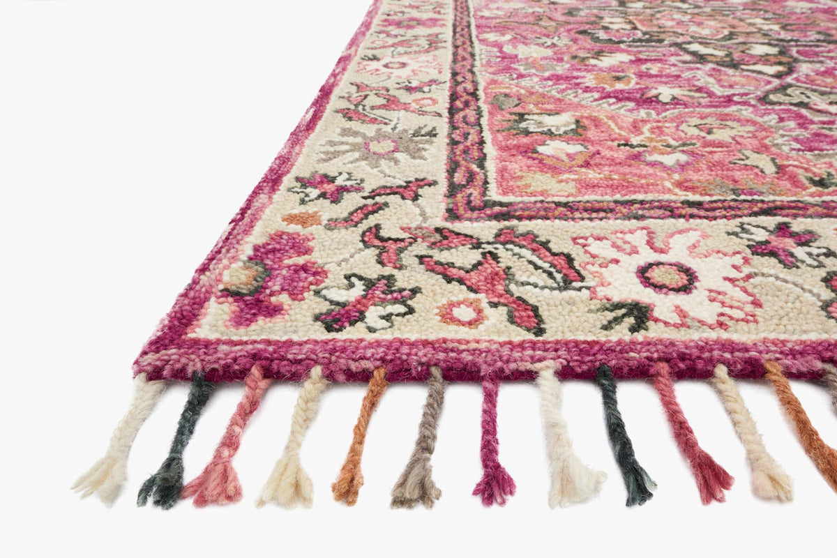 Loloi Zharah ZR-05 Raspberry / Taupe area rug - image 2