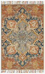 Loloi Zharah ZR-10 Rust / Blue area rug - image 1