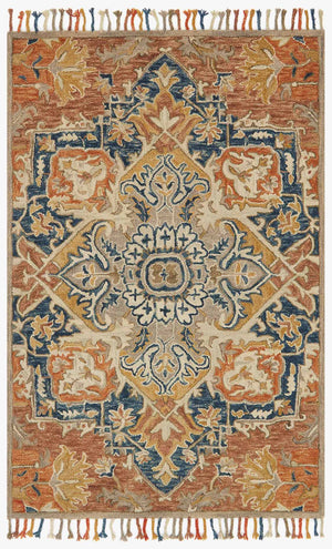 Loloi Zharah ZR-10 Rust / Blue area rug - image 1