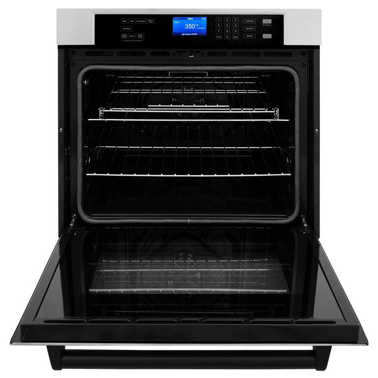 ZLINE Autograph Package - 36" Rangetop, Range Hood, Dishwasher, Refrigerator with External Water and Ice Dispenser, Microwave Oven, Wall Oven