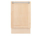 ZLINE 18" Tallac Series Built-In Dishwasher in Unfinished Wood with Stainless Steel Handles, DWV-UF-18