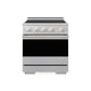 ZLINE 30 in. 4.2 cu. ft. Marino Induction Range with 4 Element Cooktop and Electric Convection Oven in Satin Stainless Steel, MINRS-30