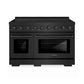 ZLINE 48" Paramount Induction Range with 7 Element Cooktop in Black Stainless Steel, SINRB-48
