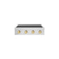 ZLINE Autograph Edition 30" Paramount Induction Rangetop with 4 Element Cooktop in Stainless Steel and Polished Gold Accents, SINRTZ-30-G