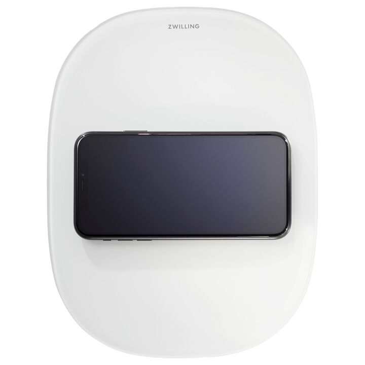 ZWILLING Enfinigy Wireless Charging Scale in Silver