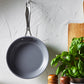 ZWILLING 3 Qt. Stainless Steel Ceramic Non-Stick Sauté Pan, Spirit 3-Ply Ceramic Series