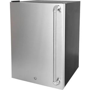 Blaze 20-Inch 4.4 Cu. Ft. Left Hinge Compact Refrigerator W/ Stainless Steel Door & Towel Bar Handle, BLZ-SSFP-126LH