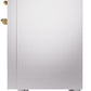 ILVE Nostalgie II 48" Induction Range with Element Stove and Electric Oven in Stainless Steel with Copper Trim, UPI486NMPSSP