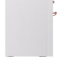 ILVE Nostalgie II 48" Dual Fuel Propane Gas Range in White with Copper Trim, UP48FNMPWHPLP