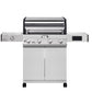 Monument Grills Eminence 405 Series | 4 Burner Tech Propane Gas Grill in Stainless Steel