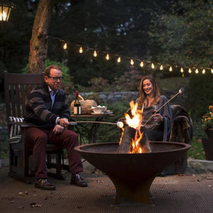 Arteflame Classic 40" Fire Pit - Low Euro Base, AFCL40LEBFP